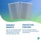 Bubble out bags 8 x 17.5 Clear cushioned pouches 8 x 17 1/2. Pack of 25 bubble pouch bags. Selfsealing. Mailing shipping packing packaging storage and moving.